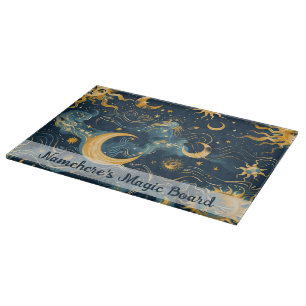 Planche À Découper Créez Votre Propre Soleil Et Lune Célestes Nostalg