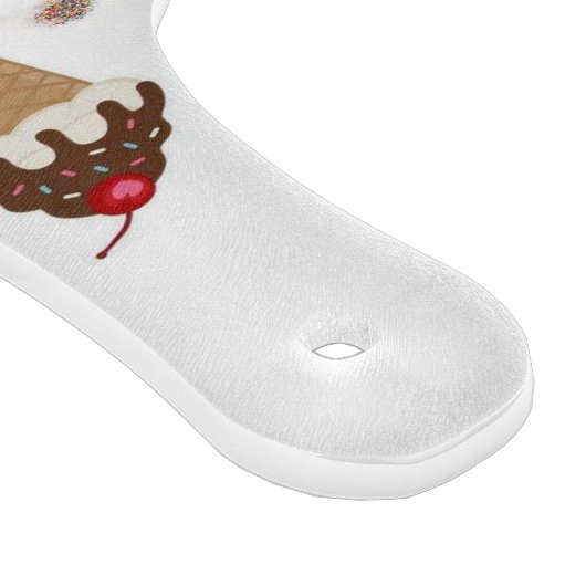 Planche À Découper Crème glacée de la caisse en verre (Coin)