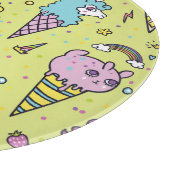 Planche À Découper Crème glacée Pop Cute : Motif animal (Coin)