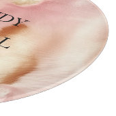 Planche À Découper Crème rose Tan Southwest Cowgirl Cowhide (Coin)