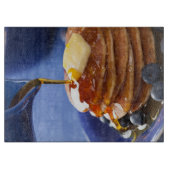 Planche À Découper Crêpes avec le sirop et la myrtille (Devant)