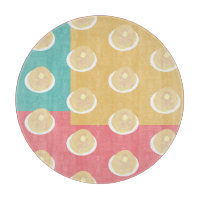 Crêpes sirop dégoulinant coloré rose sarcelle jaun