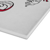 Planche À Découper Crête de famille de basset-hound (Coin)