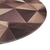 Planche À Découper cristal triangulaire Abstrait, illustration 3D. (Coin)