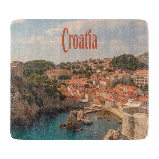 Planche À Découper Croatie Europe du Sud-Est Zagreb (Devant)