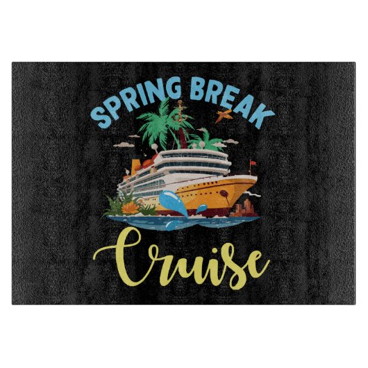 Planche À Découper Croisière de Spring Break (Devant)