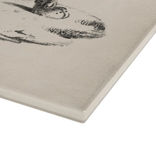 Planche À Découper Croquis Brodtmann Leopard (Coin)