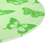 Planche À Découper Croquis de papillon, vert citron (Coin)
