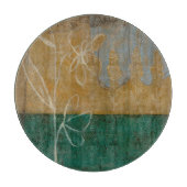 Planche À Découper Croquis floral avec Fleur sauvage et Plante (Devant)