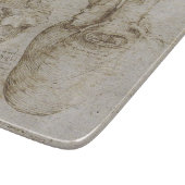 Planche À Découper Croquis humains d'anatomie du coeur de da Vinci (Coin)