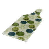 Planche À Découper Croquis vert Olive Dessin Cuisine Motif (Coin)