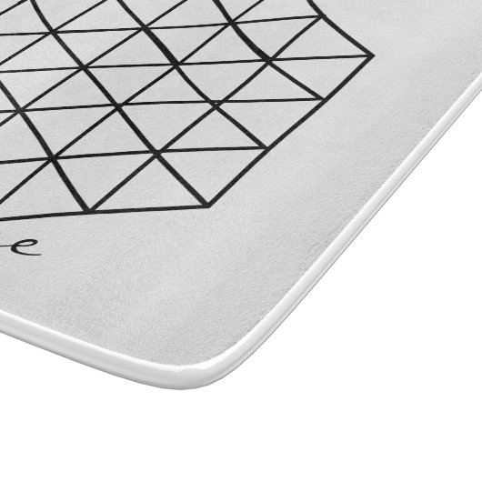 Planche À Découper Cube géométrique 3D Thunder_Cove (Coin)