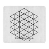 Planche À Découper Cube géométrique 3D Thunder_Cove (Devant)