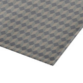 Planche À Découper Cubes 3D beige foncé en cascade (Coin)