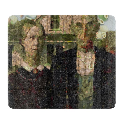 Planche À Découper Cuillère d'art gothique végétalien (Devant)