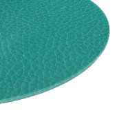 Planche À Découper Cuir Aquamarine : Texture de serpent à la mode. (Coin)