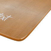 Planche À Découper Cuir Brown texturé (Coin)