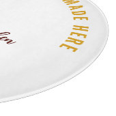 Planche À Découper Cuisine de grand-mère Aquarelle Ferme de tournesol (Coin)