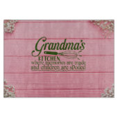 Planche À Découper Cuisine de grand-mère Bonne nourriture servie tous (Devant)