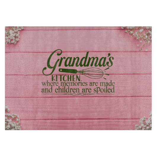 Planche À Découper Cuisine de grand-mère Bonne nourriture servie tous (Devant)