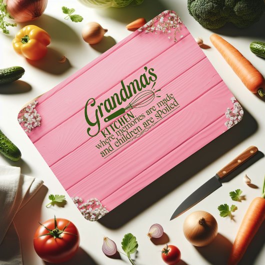 Planche À Découper Cuisine de grand-mère Bonne nourriture servie tous