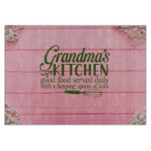 Planche À Découper Cuisine de grand-mère Bonne nourriture servie tous (Devant)