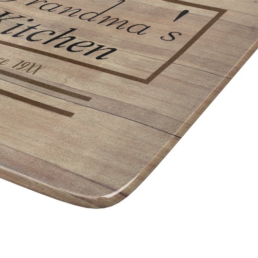 Planche À Découper Cuisine de grand-mère depuis 19XX (Coin)