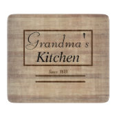 Planche À Découper Cuisine de grand-mère depuis 19XX (Devant)