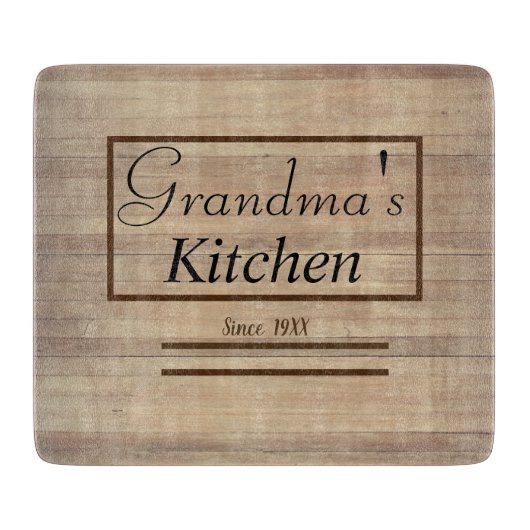 Planche À Découper Cuisine de grand-mère depuis 19XX (Devant)