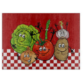 Planche À Découper cuisine de légumes mignon (Devant)