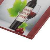 PLANCHE À DÉCOUPER CUISINE EN VERRE DELUXE 8 X 10 PERSONNALISER (Coin)