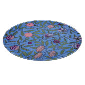 PLANCHE À DÉCOUPER CUISINE EN VERRE : WILLIAM MORRIS : POMEGRANATE (Coin)