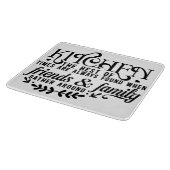 Planche À Découper Cuisine Famille Et Amis (Coin)