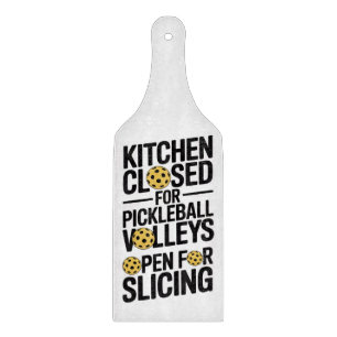 Planche À Découper Cuisine Fermée Pour Pickleball Trancher Autorisé