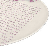 Planche À Découper Cuisine italienne Art Mur | Citation alimentaire " (Coin)