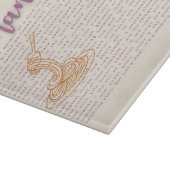 Planche À Découper Cuisine italienne Art Mur | Citation alimentaire " (Coin)