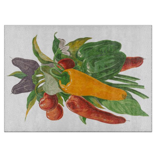 Planche À Découper Cuisine Légumes frais (Devant)