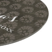 Planche À Découper Cuisine moderne Brown foncée personnalisée (Coin)