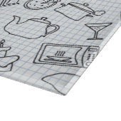 Planche À Découper Cuisine Motif 4 (Coin)