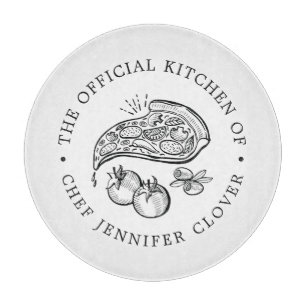 Planche À Découper Cuisine officielle   Thème de la pizza 