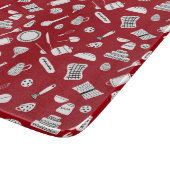 Planche À Découper Cuisine rouge rétro (Coin)