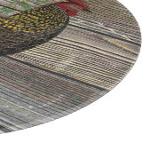 Planche À Découper Cuisine Rustique de Coq de Campagne (Coin)