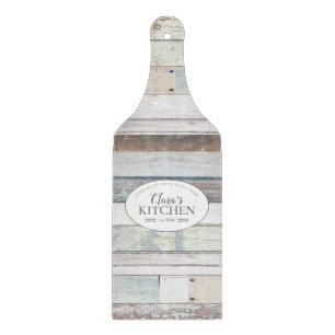 Planche À Découper Cuisine rustique de la ferme personnalisée Shiplap