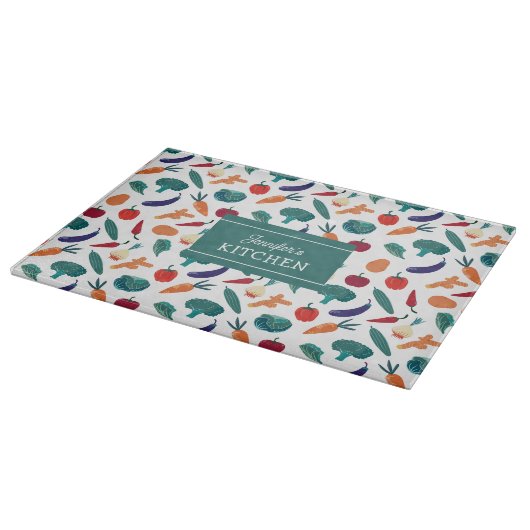 Planche À Découper Cuisine sur mesure de légumes (Coin)