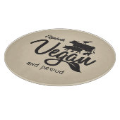 Planche À Découper Cuisine sur mesure Vegan et Fier (Coin)