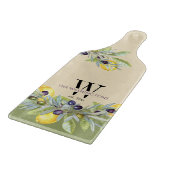 Planche À Découper Cuisine toscane citrons olives (Coin)