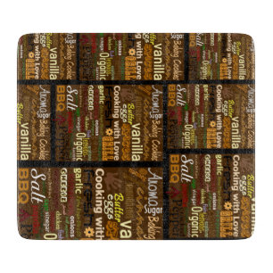 Planche À Découper Cuisine WordArt