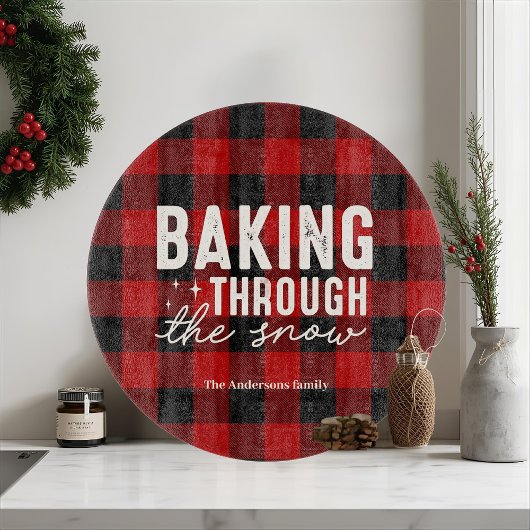 Planche À Découper Cuisson à travers Noël Plaid de Buffalo