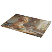 Planche À Découper Cuisson de caniche dans la cuisine (Coin)