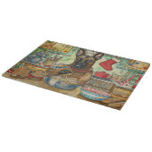 Planche À Découper Cuisson festive de Noël du Malinois belge : (Coin)